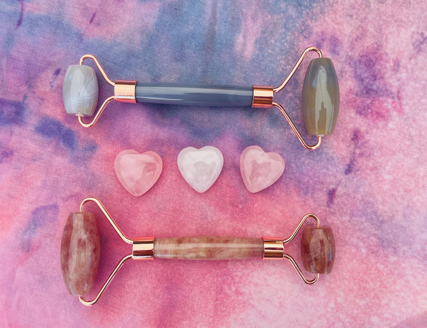Agate Facial Lymphatic Rollers