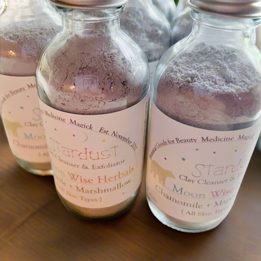 Chamomile & Marshmallow      Clay Facial Cleanser + Exfoliator